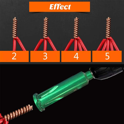 Wire Twisting Tool, Auto Manual Wire Stripper and Twister, Twist Wire Tool for Power Drill Drivers, Power Tool Accessories Simultaneously Strippin...