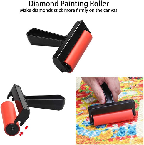 Tomorotec Complete 5D Diamond Painting Kit Tool, Diamond Painting Accessories, Light Drill Pens, Fix Tools Aligning Repair, Painting Roller, Stora...