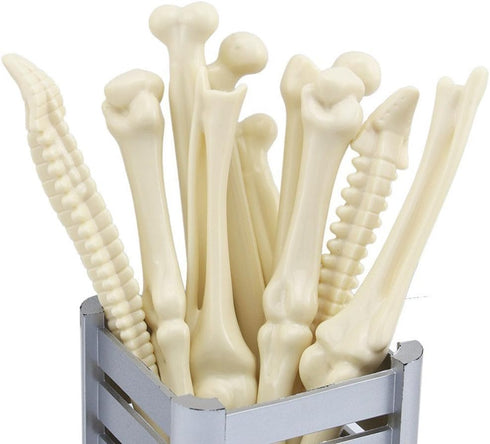 Creative Novelty Bone Shape Ink Ballpoint Pens Finger Pen Nurse Doctor Pen Stationery Gift Crazy Student Gift Pack of 20...