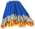 30Pcs Small Paint Brushes Bulk Kids Flat Nylon Hair with Wooden Handle Acrylic Oil Watercolor Painting Brushes for Students, Children and Adult...
