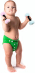 June Garden 6" My First Dumbbell - Plush Baby Rattle Toy - Safe Soft Barbell Workout Toy for Infants Boys and Girls - Pink...