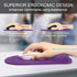 TECKNET Mouse Pad with Wrist Support, Ergonomic Gaming Mouse Pad Pain Relief, Portable Comfortable Mousepad for Computer, Laptop, Office, Home and...
