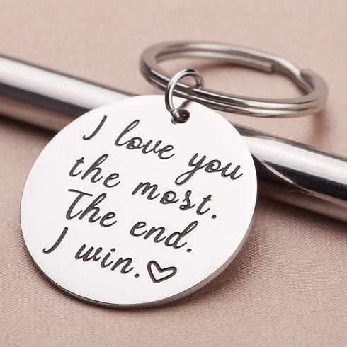 Valentine Day Gifts Couple Key Chain Gifts for Him Her-Husband for Girlfriend Boyfriend Wife Keychain Gifts for Anniversary Birthday Wedding Gifts...