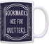 ThisWear Librarian Gifts Bookmarks are for Quitters Funny Gifts for Readers Bookworm Gift 11oz Ceramic Coffee Mug with Handle...