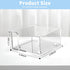 Sticky Note Holder, Clear Acrylic Notepad Holder for 3" x 3" Sticky Note Storage,Acrylic Sticky Note Dispenser for Classroom and Office Desk Organ...