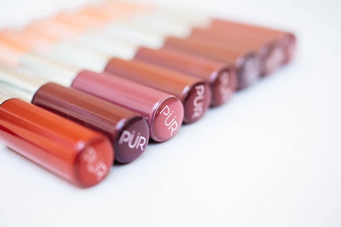 PÜR Beauty 4-in-1 Lip Duo - Lip Gloss Matte Lipstick - All Day Lipstick For Long Wear Matte Lip Stain, Liquid Lipstick, & Daily Lip Moisturizing -...