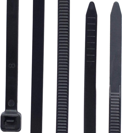 Extra Heavy Duty Cable Ties, Durable Nylon Cable Zip Ties,Large Plastic Cord Strap, 14 Inch Auto-Locking Wraps, 100pcs Per Package, 5X350-BLACK...