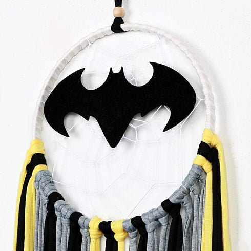 Alynsehom Dream Catcher Kids Bedroom Bat Dream Catchers Batman Wall Decor Large Dreamcatcher Halloween Patry Decorations Hanging Baby Room Ornamen...