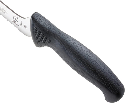Mercer Culinary M22408 Millennia Black Handle, 8-Inch Offset Wavy Edge, Bread Knife...