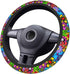 Hippie Flower Steering Wheel Cover Car Accessories Cute for Women Girls Girly Universal 15 Inch Neoprene Auto Interior Decor Anti Slip Car Truck P...
