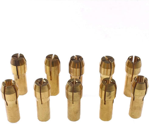 0.5-3.2mm Brass Collet Drill Chuck Fit For Rotary Tools Electric Grinding Drill Collect Chuck Holder (20 Pack)...