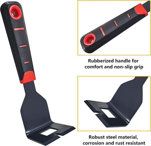 Removal Multi-Tool,Tile Removal Tool,Wood Trim Puller,Tile Removal Tool Baseboard Removal Tool for Removing Wood Floor,Tiles,Nail Pulling...