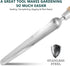 Berry&Bird Seeding Widger,Stainless Steel Garden Bulb Shovel with Wooden Handle for Planting Indoor Seed Tool Bulb Planter Trowel Hand Transplante...