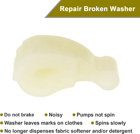 80040 Washer Agitator Dogs Replacement Kit, Replacement for Whirlpool, Kenmore Washers, Replaces 285612 285770 3366877 387091 (12-Pack)