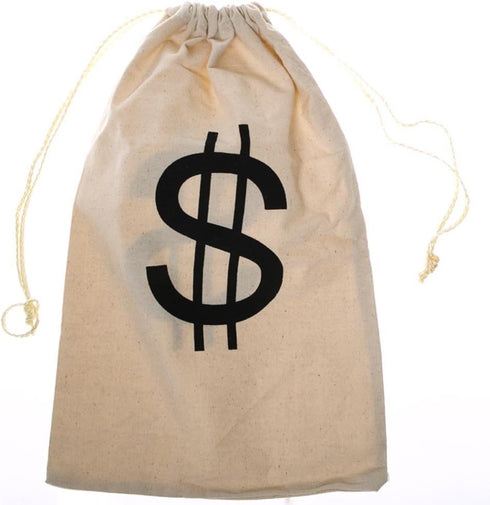 Large $ Money Drawstring Bag...