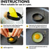 Egg Ring for Frying Eggs and English Muffin - Round Egg Shaper Mold with Anti-scald Handle - Stainless Steel Non-stick Egg Cooker Ring - 2 Pack...
