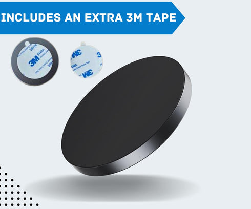 ARLIFE Sticky Magnetic Phone Wall Mount Compatible with Magsafe iPhone 14 13 12 Mini Pro Max, Holder for Samsumg and All Smartphones with Metal Ri...