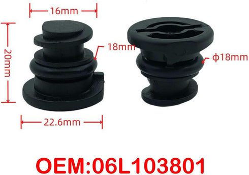8PCS Car Engine Oil Drain Plug OEM#06L103801 Compatible with VW?Compatible with Audi, Perfect Replacement for Oil Drain Plug Car Accessories Sump ...
