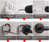 Toilet Paper Holder, SUS304 Stainless Steel Toilet Paper Holders, Toilet Paper Holder Wall Mounted for Bathroom, Washroom, Kitchen(1pcs Brushed Go...