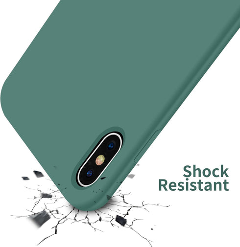 OTOFLY Compatible with iPhone X Case,Ultra Slim Fit iPhone Xs Case Liquid Silicone iPhone 10 Case with Full Body Protection Anti-Scratch Shockproo...
