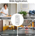 eMylo WiFi Water Sensor, 120dB Water Leak Detector Sensor Alarm with Realtime App Notification, Water Level Monitor Water Immersion Sensor Alarm f...