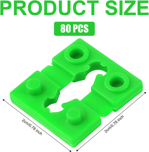 80 Pcs Electrical Spacers, Outlet Spacers for Electrical Box Outlet Spacers Shims Switch Receptacle Spacers Socket Spacers for Household and Indus...