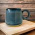 Handmade Ceramic Coffee Mug (Blue Midnight), Modern, Boho, Unique Style For Any Kitchen. Microwave Safe Stoneware…...