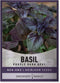 Gardeners Basics, Basil Seeds for Planting Herbs Purple - (Purple Dark Opal) Heirloom Non-GMO Herb Plant Seeds for Home Herb Garden Indoors, Outdo...