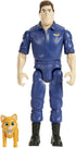 Mattel Disney and Pixar Lightyear Jumpsuit Buzz Lightyear Action Figure, 12 Points of Articulation & Robot Cat Sox, 5-in Scale...