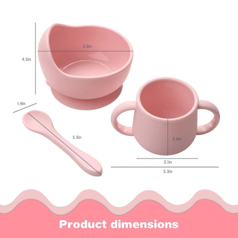 suction bowls for baby|suction bowls for toddlers|Toddler Cups 100% Tiny Silicone Drinking Training Cup for Baby|Silicone Baby Feeding Set|2 easy-...