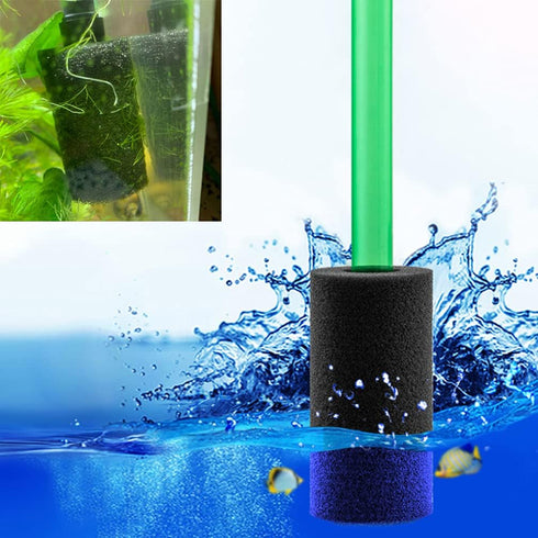 4Pcs Pre-Filter Foam Sponges, Fish Tank Small Filter Sponges, Rolls Compatible Filter Accessories for Aquarium Fish Tank...
