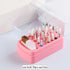 2 in 1 Pink Nail Drill Bit Holder and Nail Drill Bits Cleaner Brush Case, 30 Holes Dust-proof Nail Bit Holder Organizer Display Storage Box, Nail ...