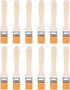 uxcell 6" Paint Brush 1" Width Soft Nylon Bristle with Wood Handle for Wall, Cabinets, Fences Yellow 12Pcs...