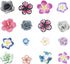 ALLinONE Mixed Size and Style Fimo Polymer Clay Flower for DIY Craft (100)...