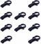 Hewnda 10 Sets Zinc alloy Bow Shackle Umbrella Rope,Adjustable D Umbrella Rope Bracelet Buckle Survival D Shape...