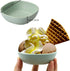 6PCS 4.5 OZ Small Dessert Bowls, 3.7 x 3.7 x 1.2 In Stacked Pinch Bowls, Wheat Straw Mini Prep Bowls, Unbreakable Dipping Saucers for Side Dishes,...