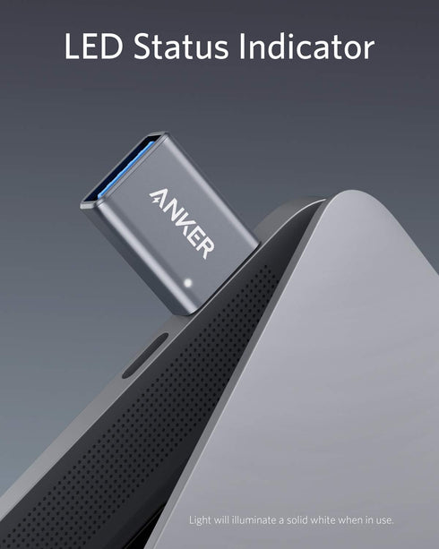 Anker USB C Adapter (2 Pack),High-Speed Data Transfer, USB-C to USB 3.0 Female Adapter for MacBook Pro 2020, iPad Pro 2020, Samsung Notebook 9, De...