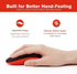 Leadsail Rechargeable Wireless Slim Cordless Mouse, 2.4G Portable Less Noise Optical Mouse with 5 Adjustable DPI Levels for Laptop, Desktop, MacBo...