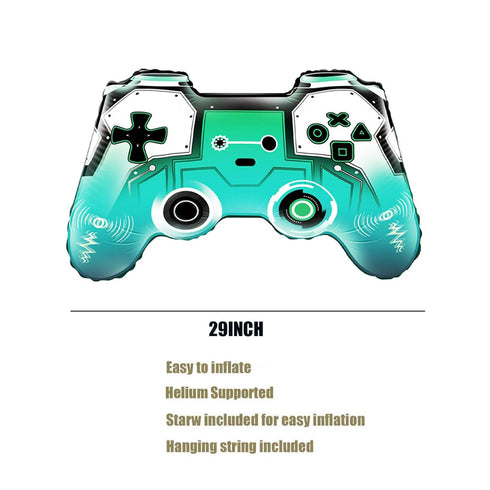 CYMYLAR Video Game Controller Balloon 4 Pcs Video Game Party Balloons for Gamer Birthday Party Decorations Video Game Party Decorations...