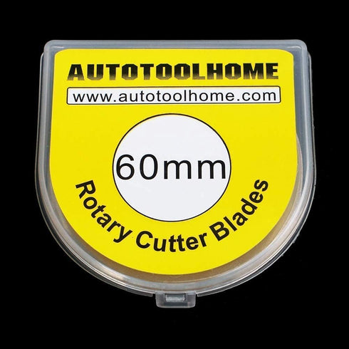 AUTOTOOLHOME Titanium Rotary Cutter Blades 60mm 10 Pack Replacement Quilting Scrapbooking Sewing Arts Crafts Farbric Paper Cutting Tool...