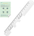 Metal PD Ruler - Pupillary Distance Ruler with Instructions for Myopia Distance Glasses, Pupil Measurement Tool for Prescription Eyeglasses with E...