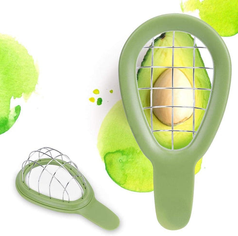 Fdit Stainless Steel Avocado Cuber and Dicer Tool Avocado Chunks Slicer for Avocados One Size Dicing Fruit Salad Kitchen Gadget Tool...