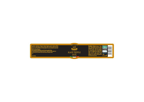 La Rustichella - 100% KOSHER Black Truffle Patè - Certified Kosher Recipe - Vegan, Gluten-Free, Cholesterol-Free, 100% Made in Italy (3.17 oz | 90...