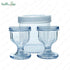 HealthAndYoga™ ChillEyes Transparent Eye Wash Cups for Effective Eye Cleansing - with Storage Container - Eye Shaped Rim, Snug Fit (2 Pcs.)...