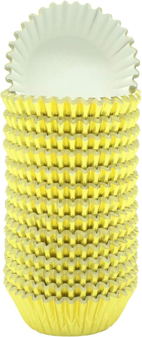 Mini Gold Foil Cupcake Liners Muffin Baking Cups for Party and More, 300-Count...