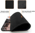 Small Mouse Pad, Rose Gold Marble Mouse Pads for Laptop, Personalized Portable Travel Mousepad for Wireless Mouse (Black Abstract Art)...