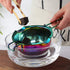 Buyer Star Stainless Steel Melting Pot, 400ml Boiler Pot for Melting Chocolate, Butter, Cheese, Caramel and Soap Making (Rainbow no.0)...