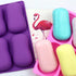 2Pcs Oval Silicone Soap Molds, Classic Oval Shaped Molds for Chocolate Jelly Candy Making...