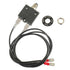 Push Button Circuit Breaker 3 Amp, Fuse Tester Manual Reset 32V, Low Voltage Protection, with 18 AWG wires?Hex Nut?Grip Nut Ring...