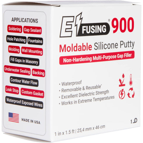 900 Moldable Silicone Putty - Black...